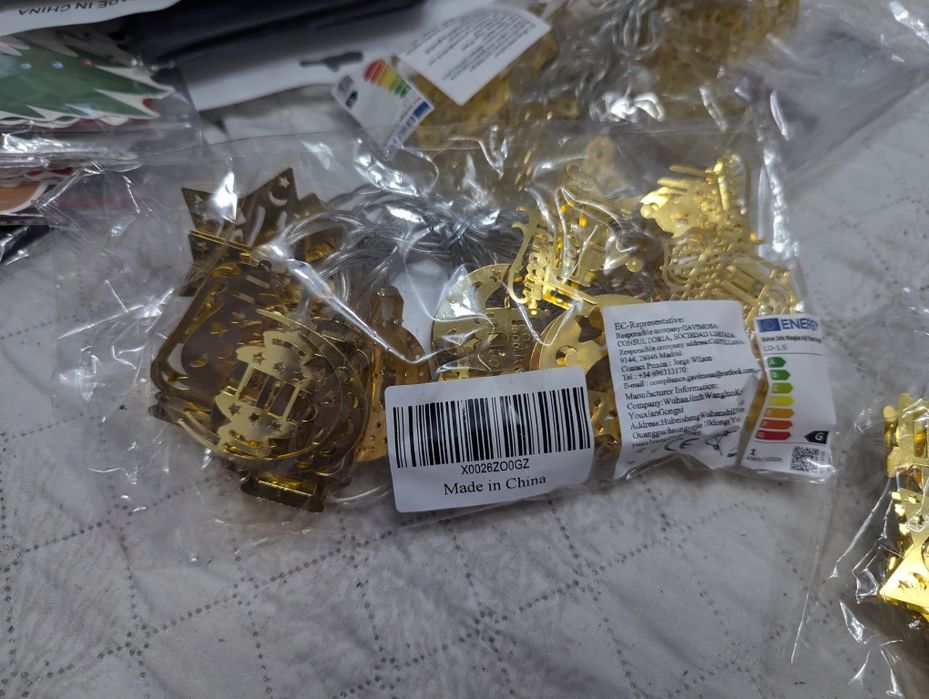 Прикраса гірлянда ліхтарики для рамадану вогники