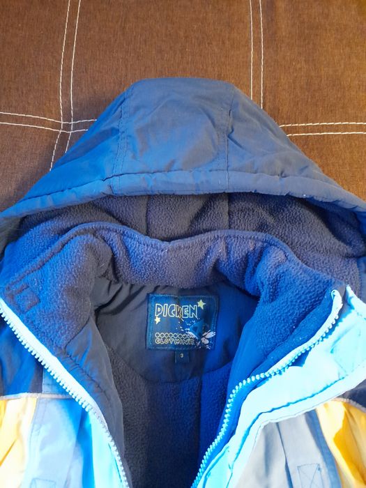Зимняя очень тёплая на флисе детская курточка