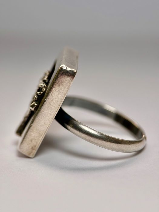 Pierścionek | Srebro | Drzewo | Stan bardzo dobry | Piękny