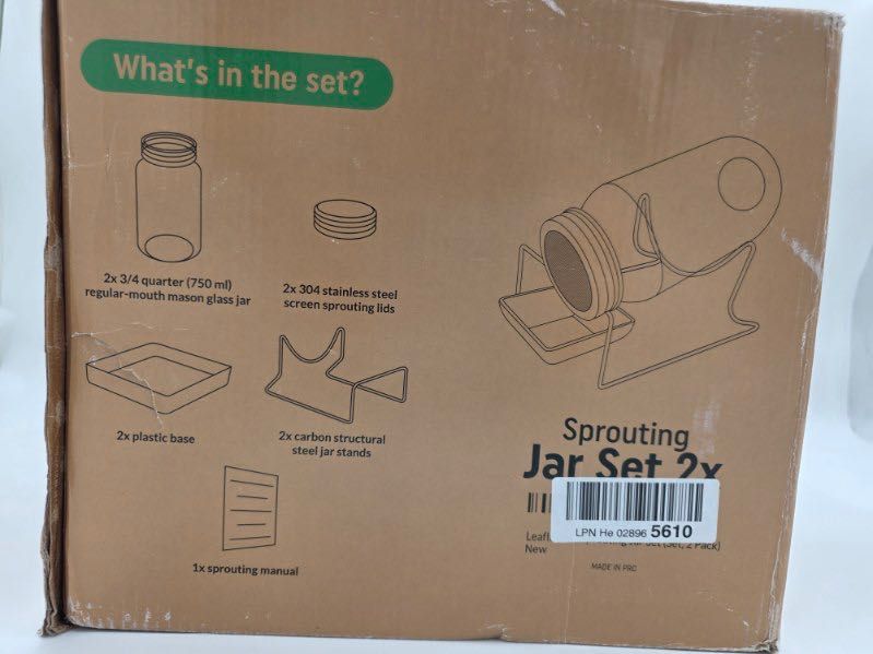 Zestaw do kiełkowania nasion Lee Impact Sprouting Jar Set 2x