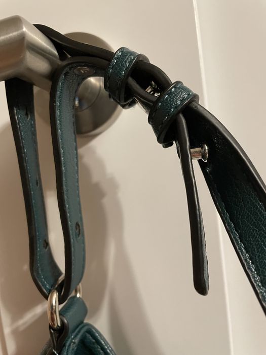 torba na ramię Carpisa butelkowa zieleń stan idealny