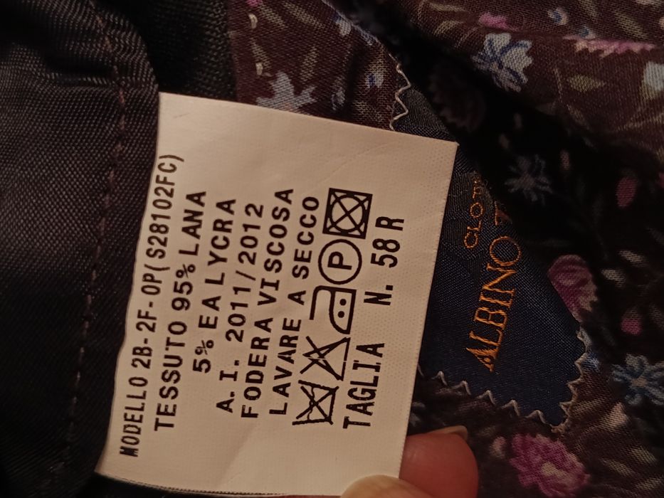 Шерстяний блейзер ІIANNALFO & SGARIGLIA р. 56-58