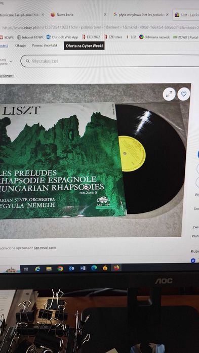 Płyta winylowa Liszt Les preludes