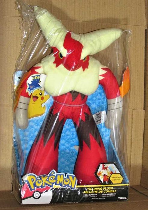 Pokemon Mega Blaziken Training Plush Batlle Sounds