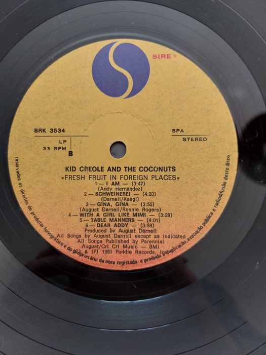 Vinil - Kid Creole and the Coconuts