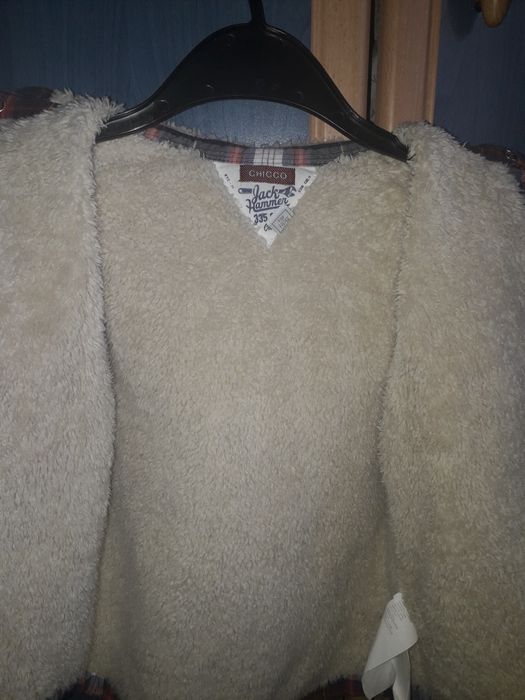Рубашка утепленная меховушка 110,128 chicco, ovs, zara
