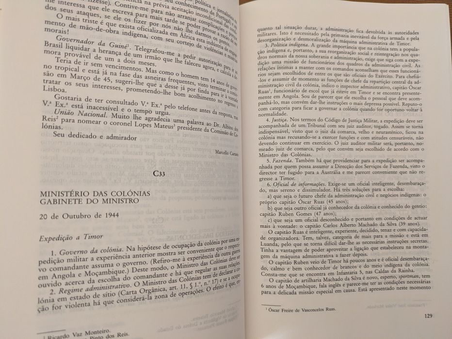 L " Salazar - Caetano - Cartas Secretas " (Opt. Estado)