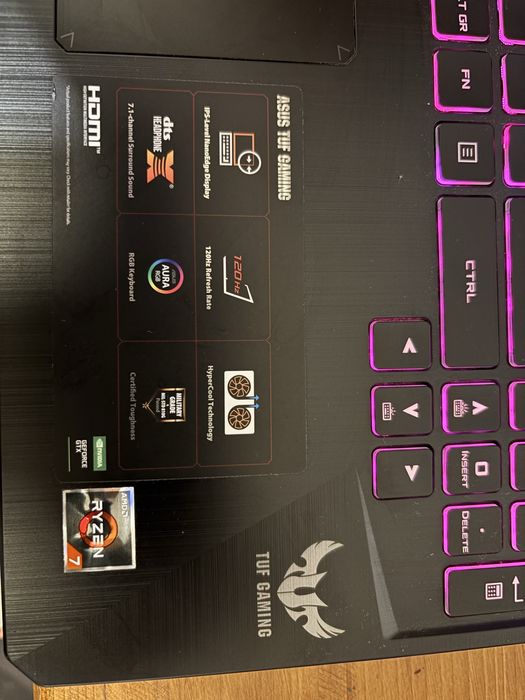 Portatil Gaming Asus Tuf