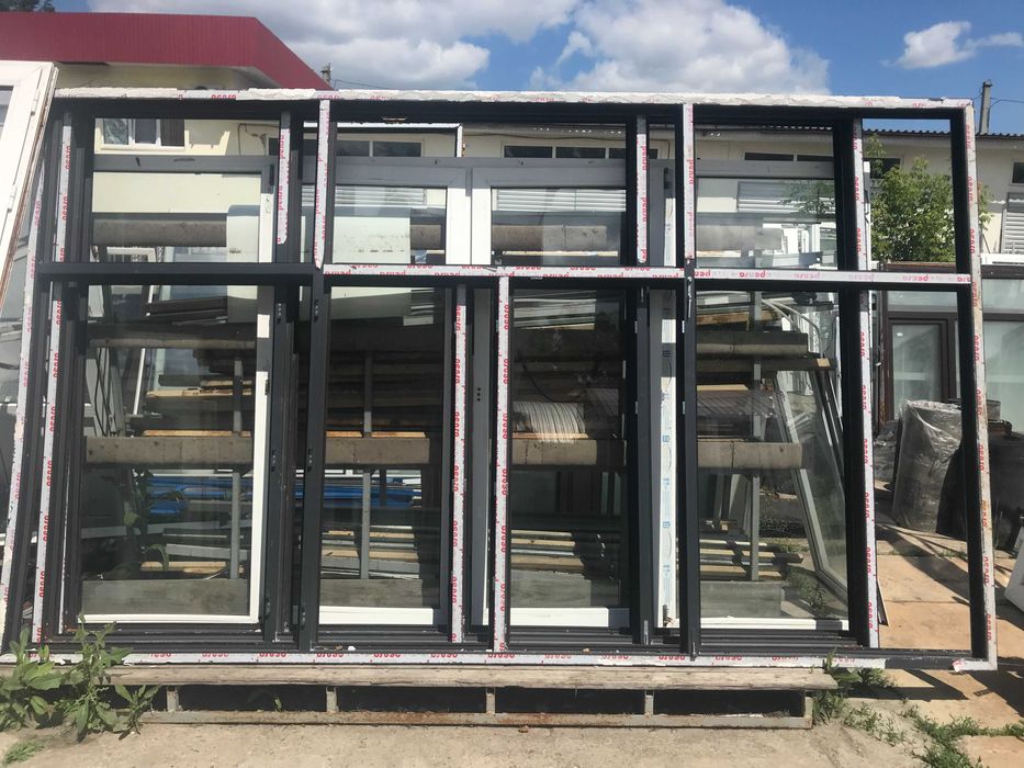 Балконный блок рама длина 3600\3150 высота 2150\1500 цена 16500 грн