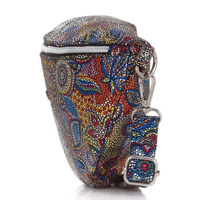 Damska saszetka nerka skórzana kolorowa Paolo Peruzzi Z-15-O