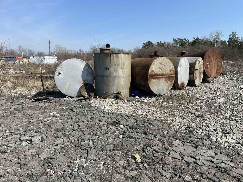 Резервуар, цистерна, бочка, ёмкость металлическая в ассортименте