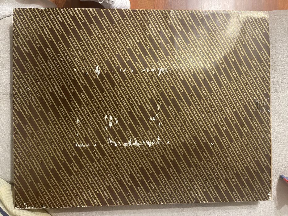 Quadro Grande Rosas Porcelana - Capodimonte