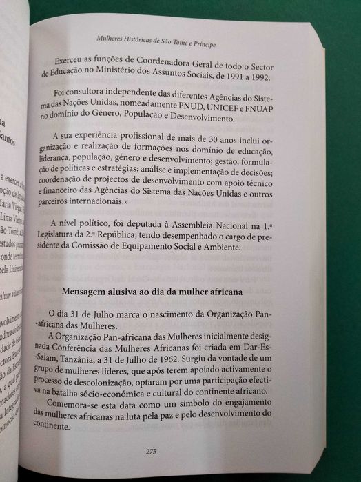 Mulheres Históricas de São Tomé e Príncipe - Carlos Espirito Santo