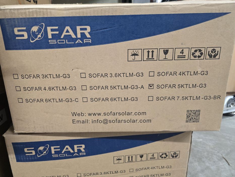 Продам б/у інвертор мережевий Sofar 5KTLM-G3 (5 кВт, 1 фаза, 2 МРРТ)