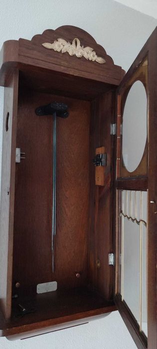 392 Zegar wiszący mechaniczny Junghans z 1933 roku - antyk