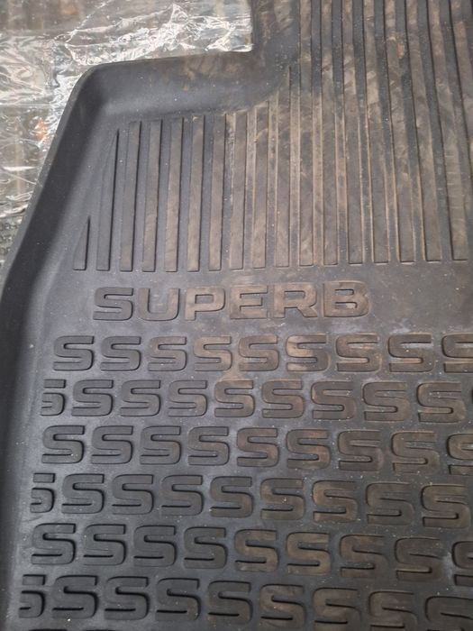 Dywaniki gumowe Skoda Superb III Kierowca i pasażer