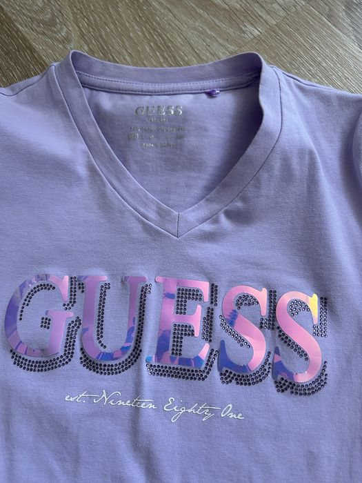 Liliowa bluzka Guess r. XS