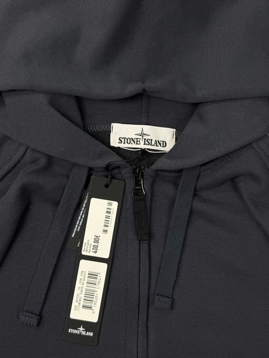 Зіп-худі Stone Island ANTHRACITE зип худи Стон Айленд антрацит кофта