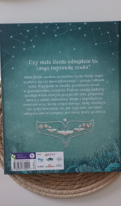 Książka dla dzieci "Gerda, historia wieloryba."