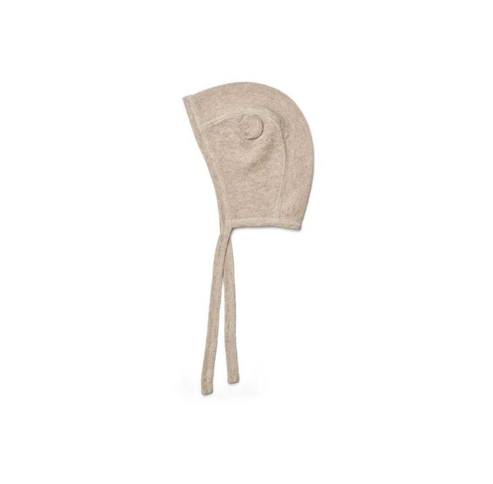 Liewood - Bonetka z wełny merino; 0-3 m - Sand