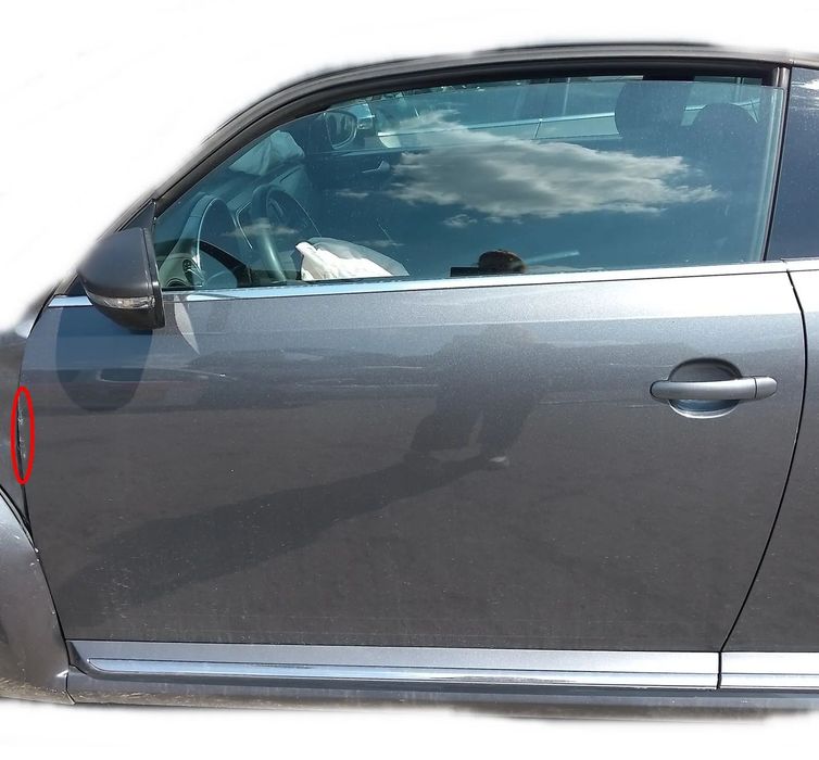 VW NEW BEETLE 5C1 2011- DRZWI LEWE PRZEDNIE PRZÓD LD7X