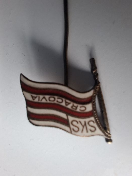odznaka (wpinka) polskiego klubu sportowego Cracovia