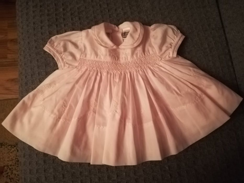 sukienka Sarah Louise 56 cm,pudrowy róż