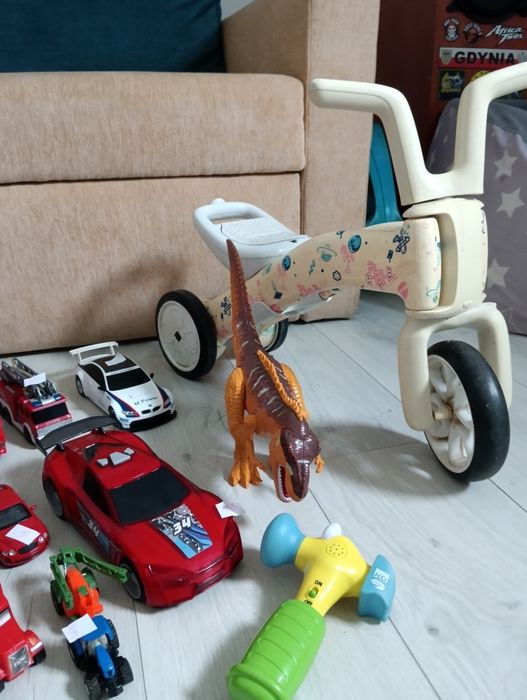 Zabawki auta koparka puzzle