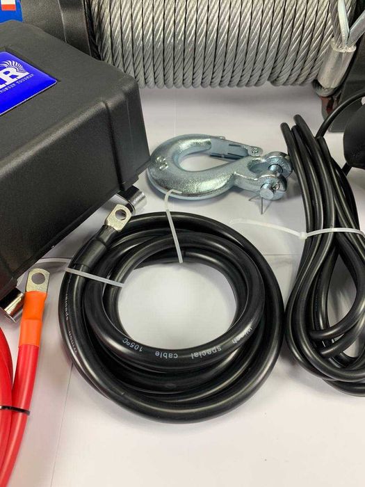 Лебідки для важких автоевакуаторів, вантажівок і будтехніки 12-24V