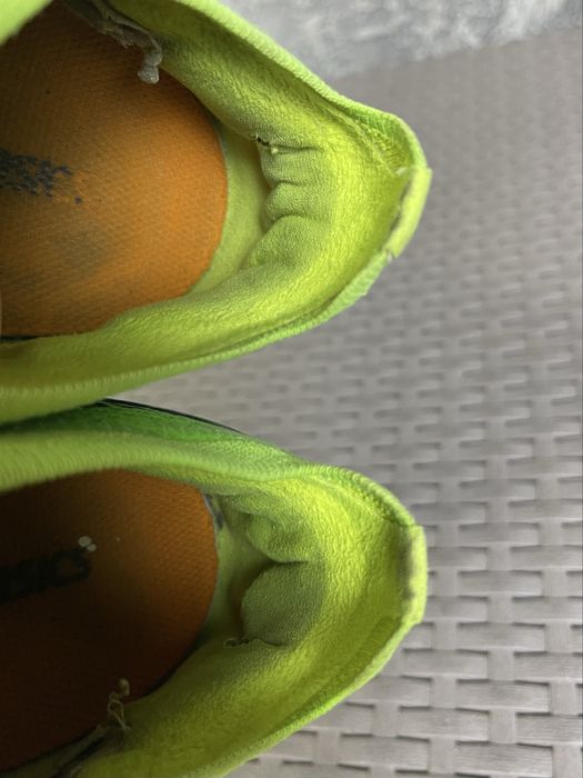 Adidas бутсы копы сороконожки 45-46 размер футбольные салатовые