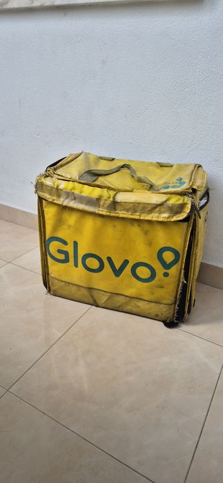 Mochila Glovo usada