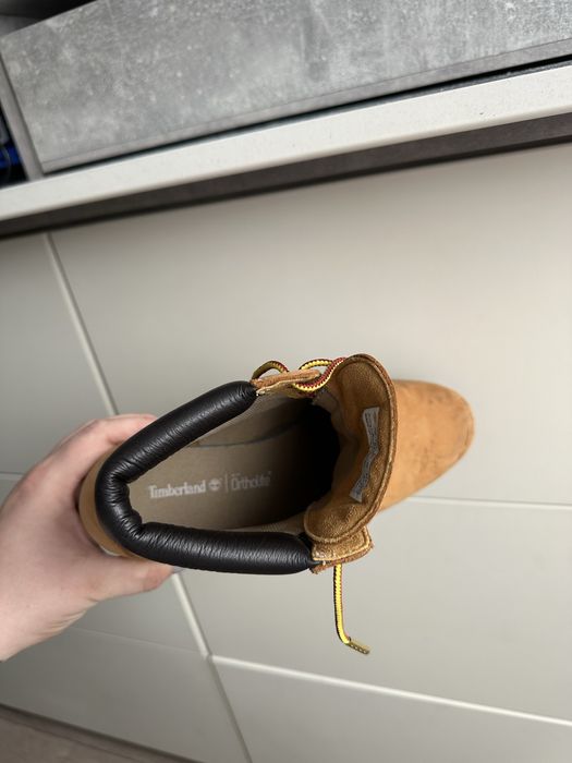 Damskie buty musztardowe Timberland