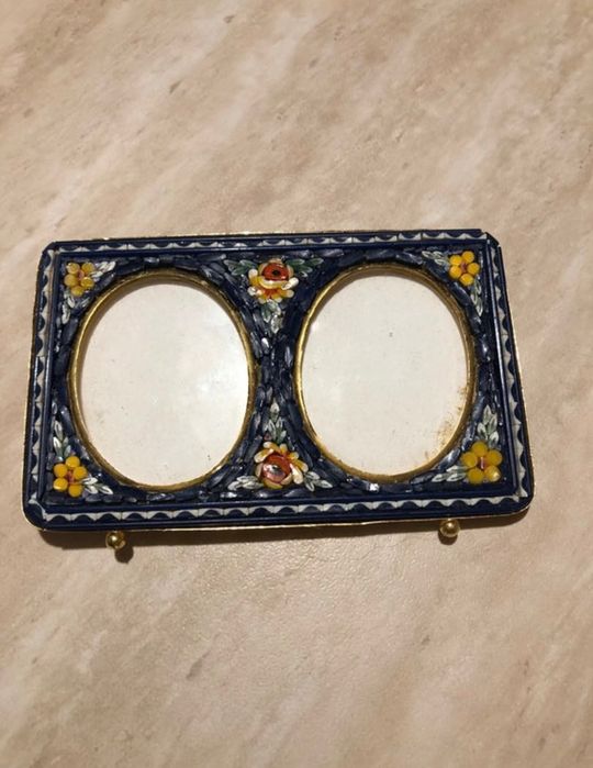 Molduras antigas milefiori em micro-mosaico italiano