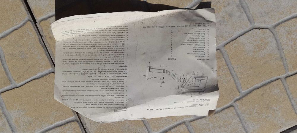 Suporte de parede oara tv, pequeno forno ou micro ondas