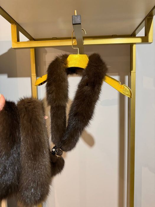 Шарф з соболя з сивиною