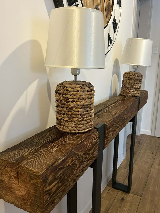 Konsola  loft że starej belki