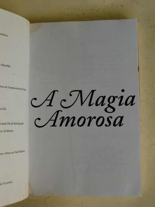 A Magia Amorosa
de Patrick Guérin