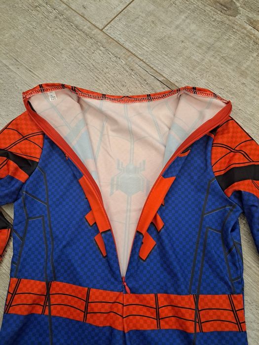 Kostium Spider-Man - niebieski/czerwony - rozm 110/116 (120) Wada