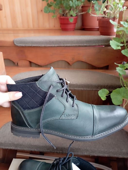 Черевики чоловічі,шкіряні,європейки