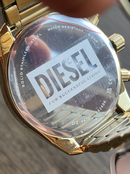 -35%$ Diesel DZ4475 оригінал золотий годинник золотые часы золотистые