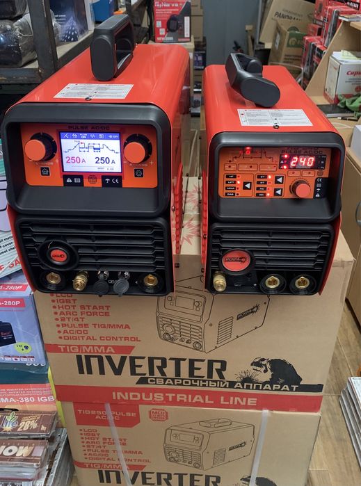 Аргонодуговая сварка Искра TIG 240, 250 AC/DC Pulse Industrial Line