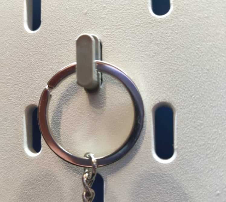 10x Haczyki do IKEA SKADIS do tablicy perforowanej