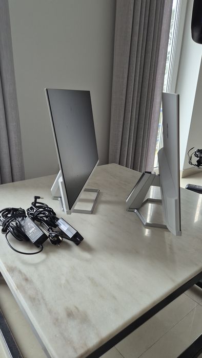 Conjunto de 2 ecrãs/monitores 24 polegadas HP M24fwa - como novos !