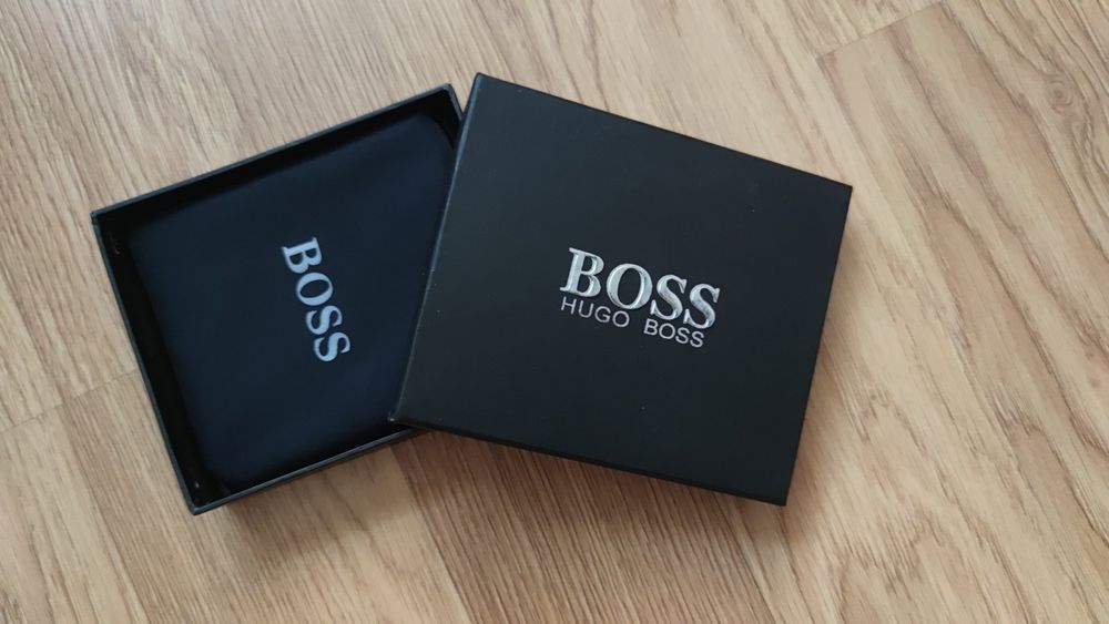 Hugo Boss, чохол для кредиток, оригінал, шкіра