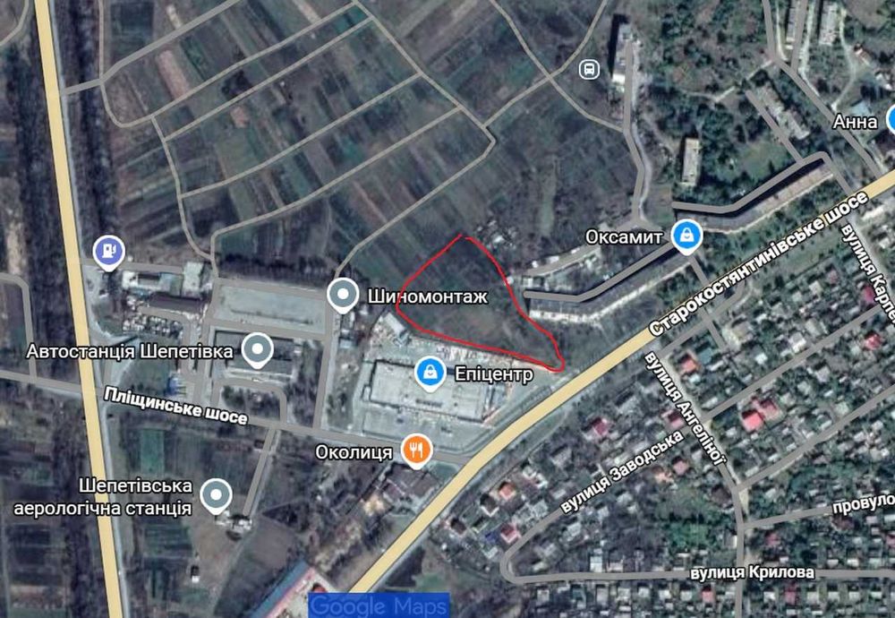 90 соток чистого трафіку та перспективи біля Епіцентру. VRV ID: 42672