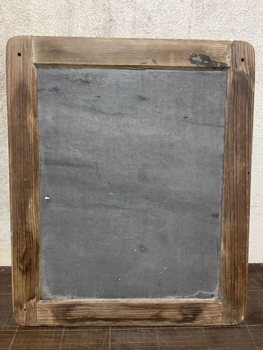 Quadro de Ardósia Antigo Vintage em Madeira Maciça