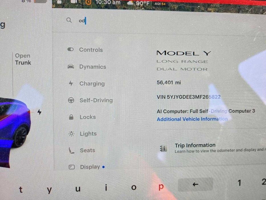 Tesla Model Y 2021;