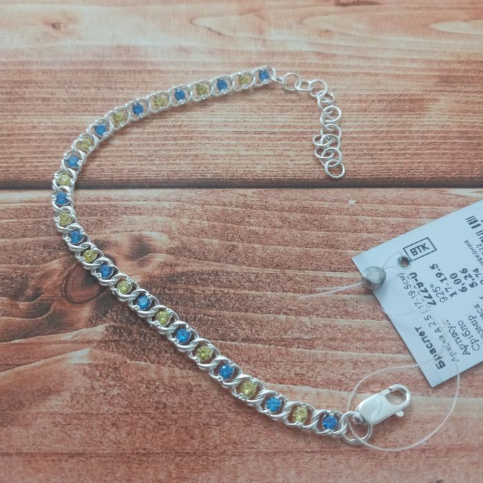 Серебряный браслет национальный женский браслет серебро 925 пробы