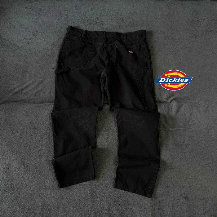 (L-XL)(W40)Dickies черные джынсы брюки