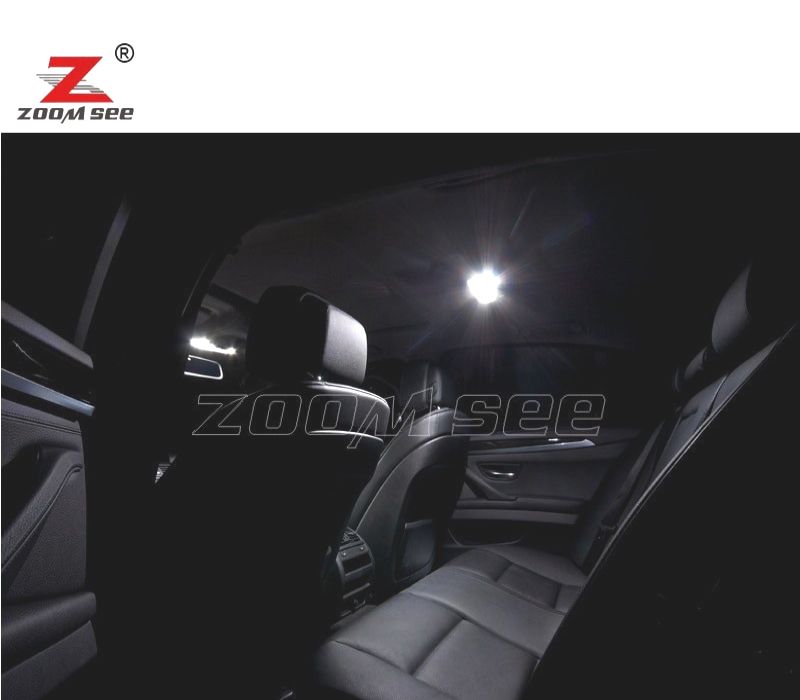 Kit completo de 27 lâmpadas LED interior BMW 5 series GT 5GT F07 528i 535i 550i GT 520d 535d 530d xDrive 2009-2017